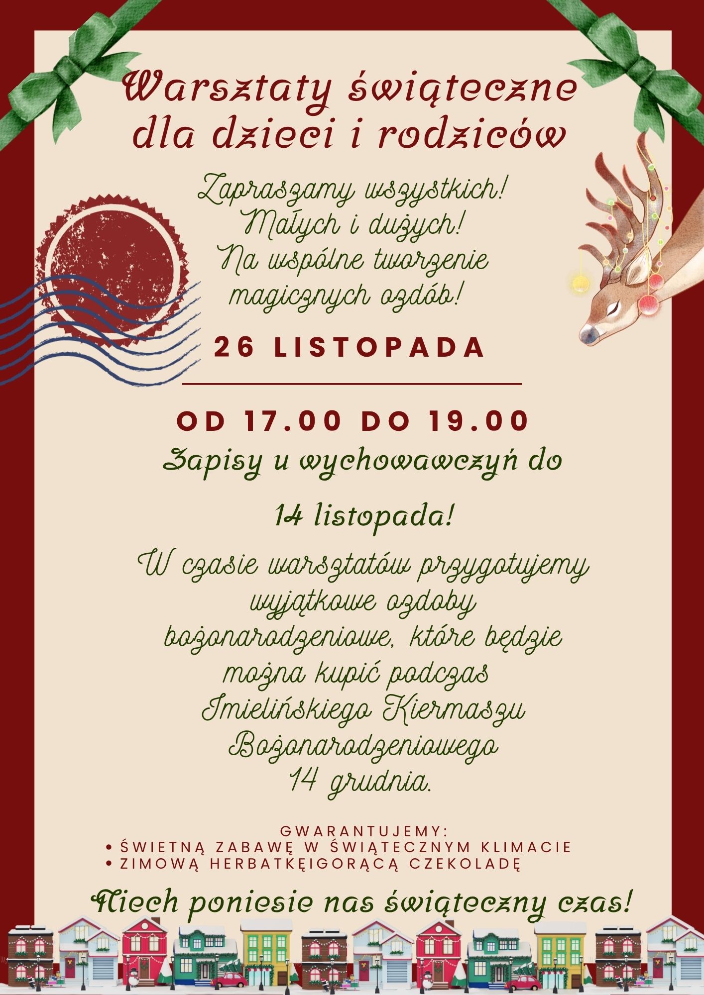 Warsztaty świąteczne dla dzieci i rodziców